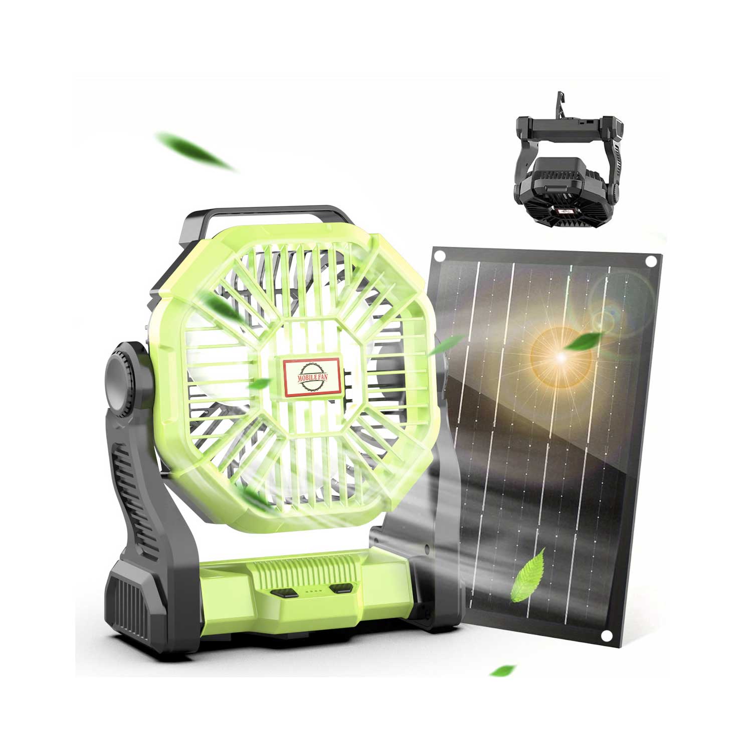 Rechargeable Camp Fan & Emergency Light 7