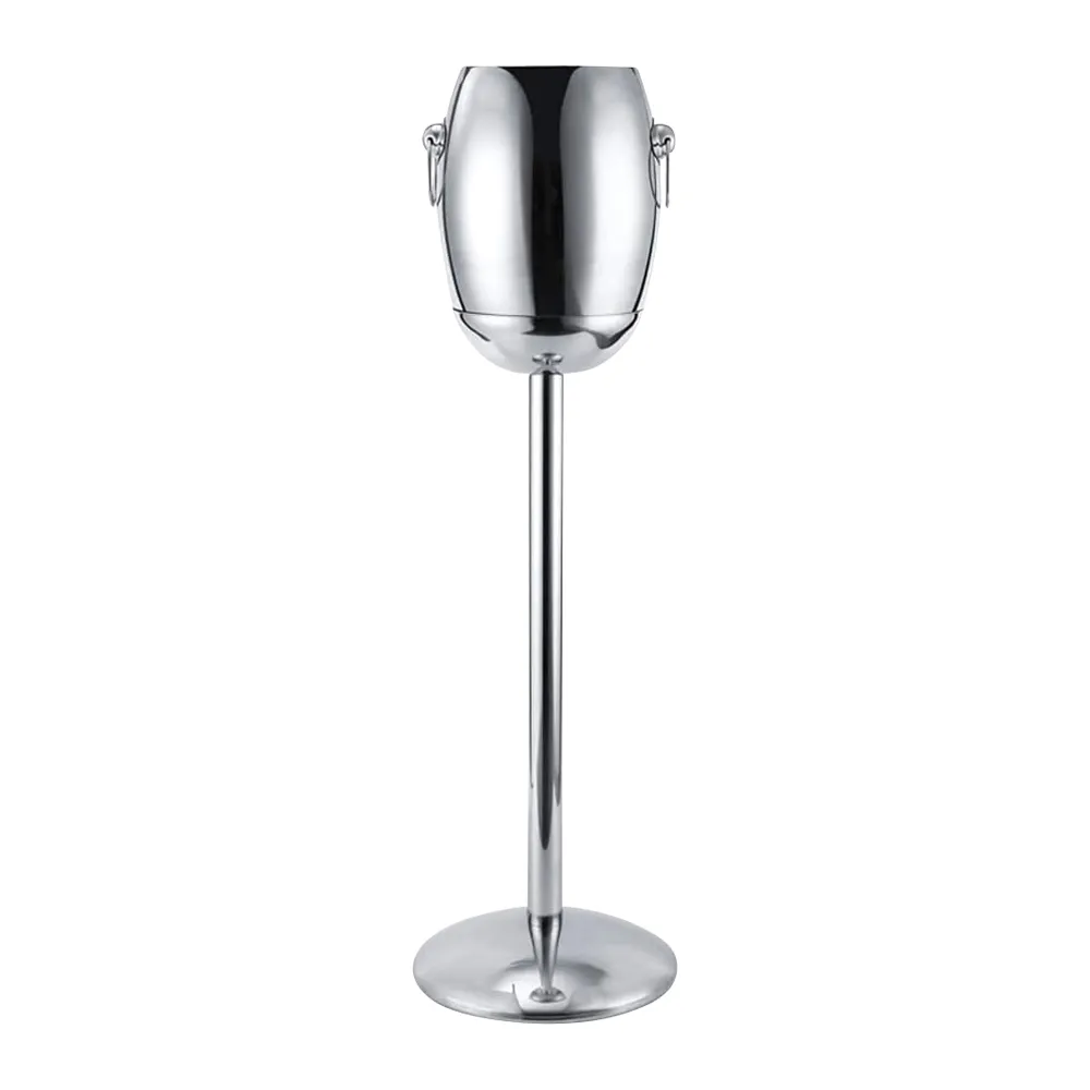 Stainless Steel Ice Bucket Champagne Stand 5