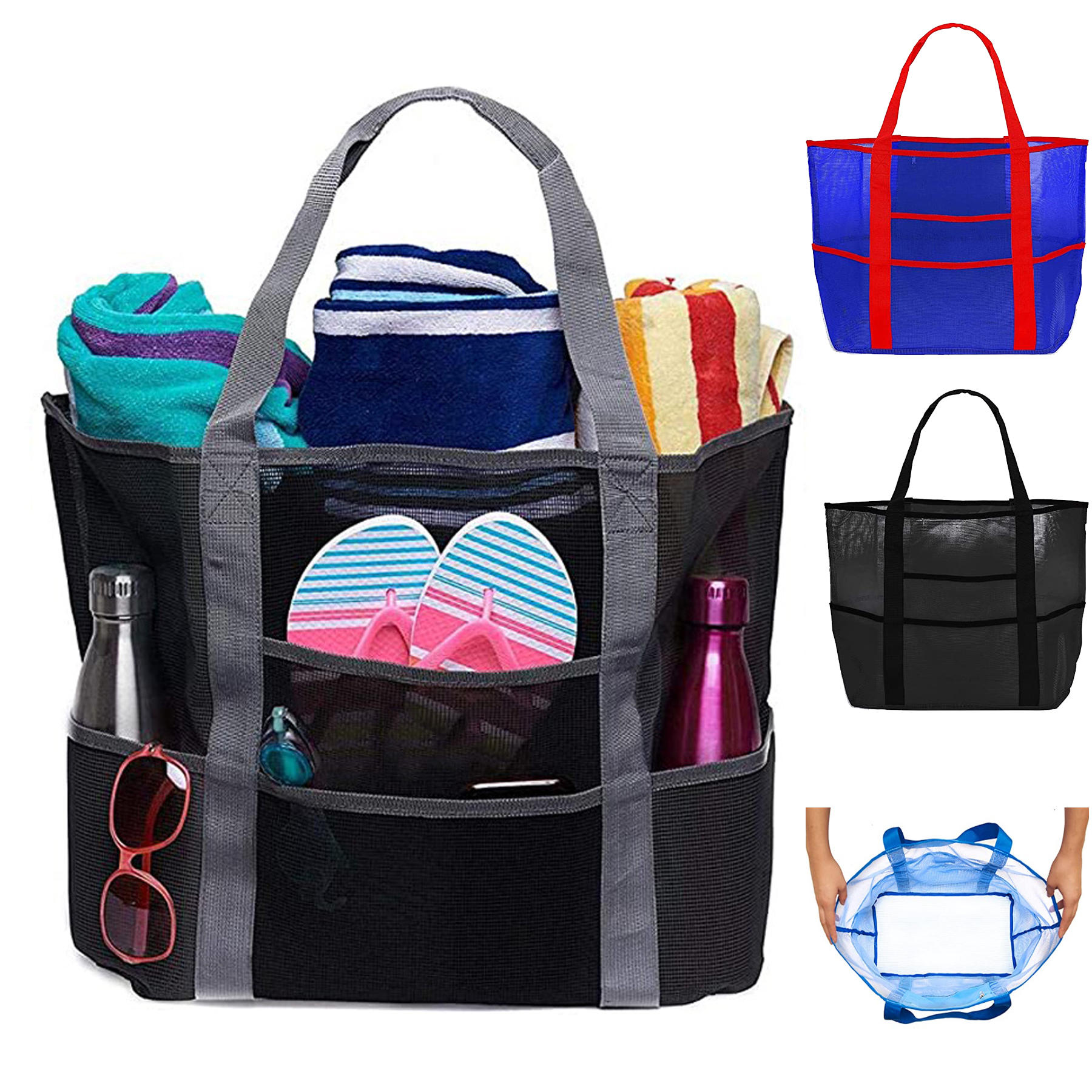 PVC Mesh Beach Bag 1