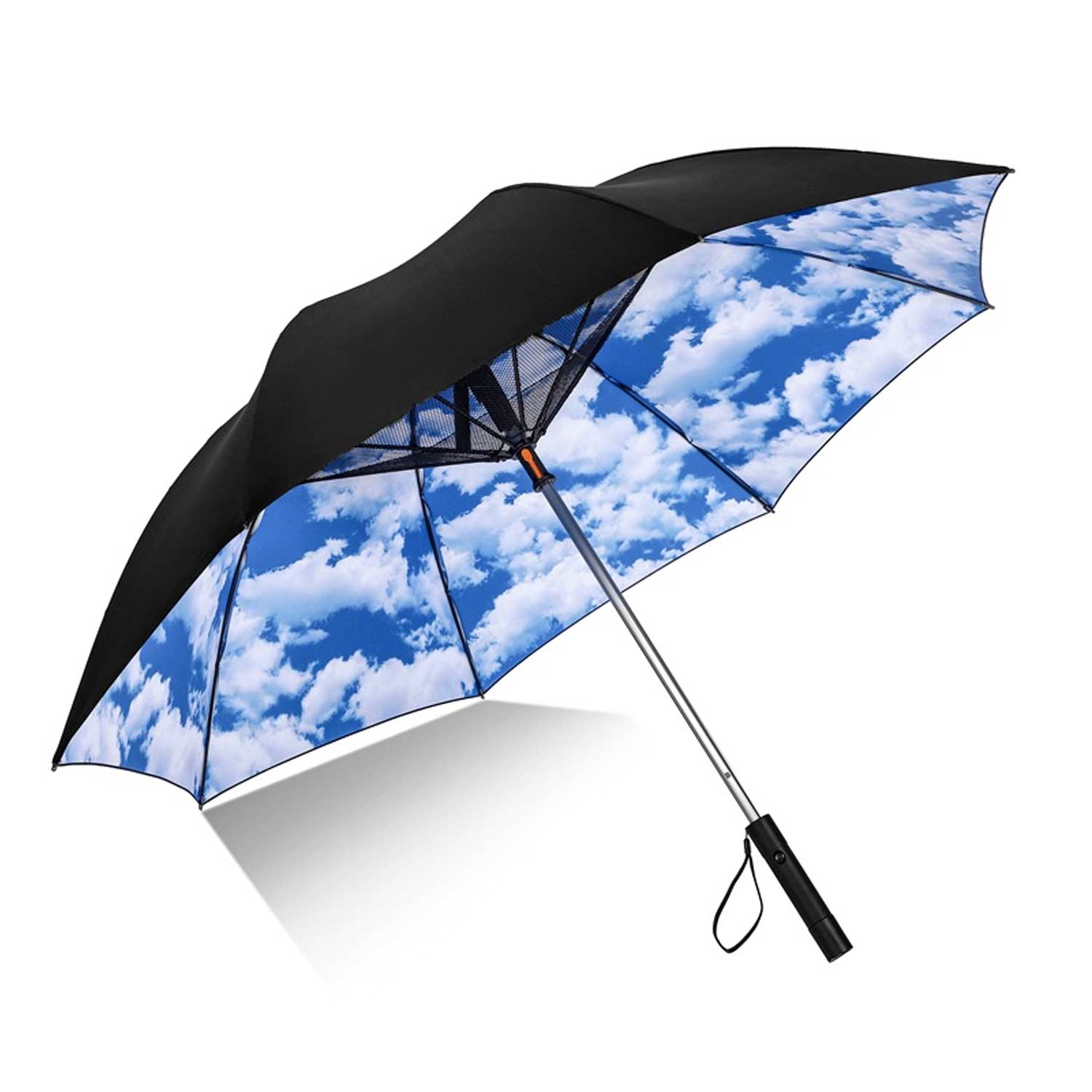 Sun Protection & Cooling Breeze USB Fan Umbrella 6