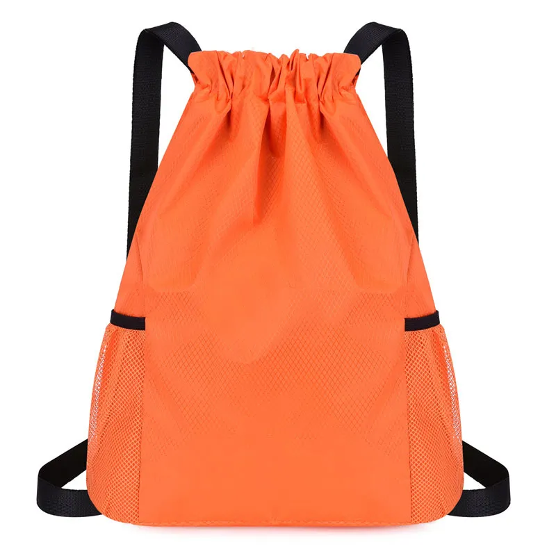 Wide Shoulder Strap String Backpacks 10