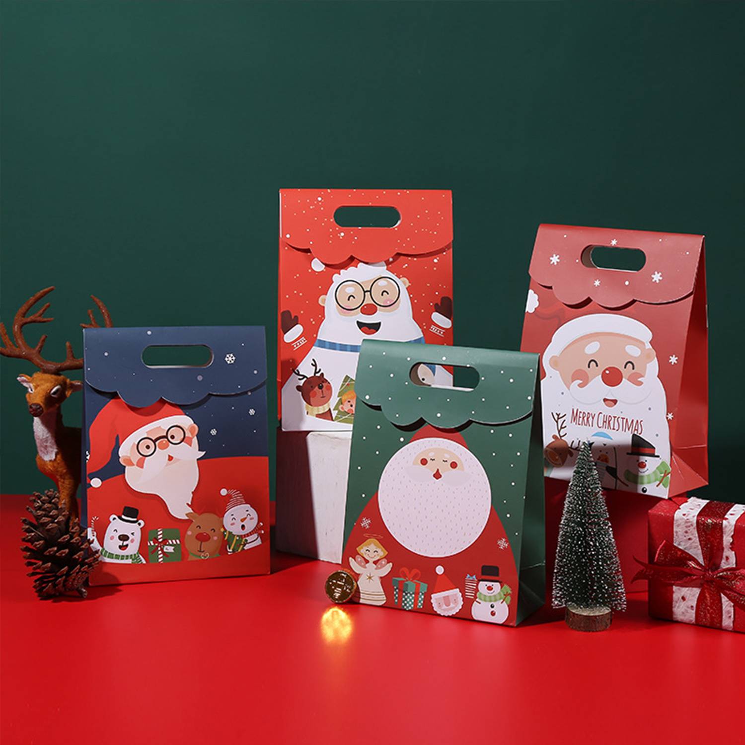 Christmas Candy Gift Custom Paper Bag 6