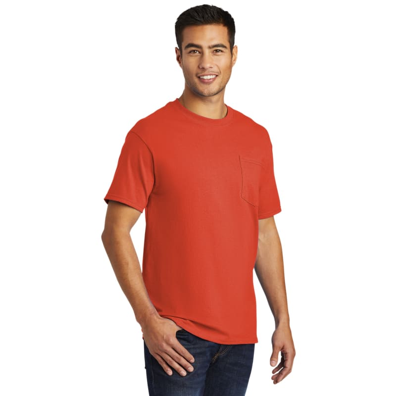 Port & Company - Tall Essential Pocket Tee. 48