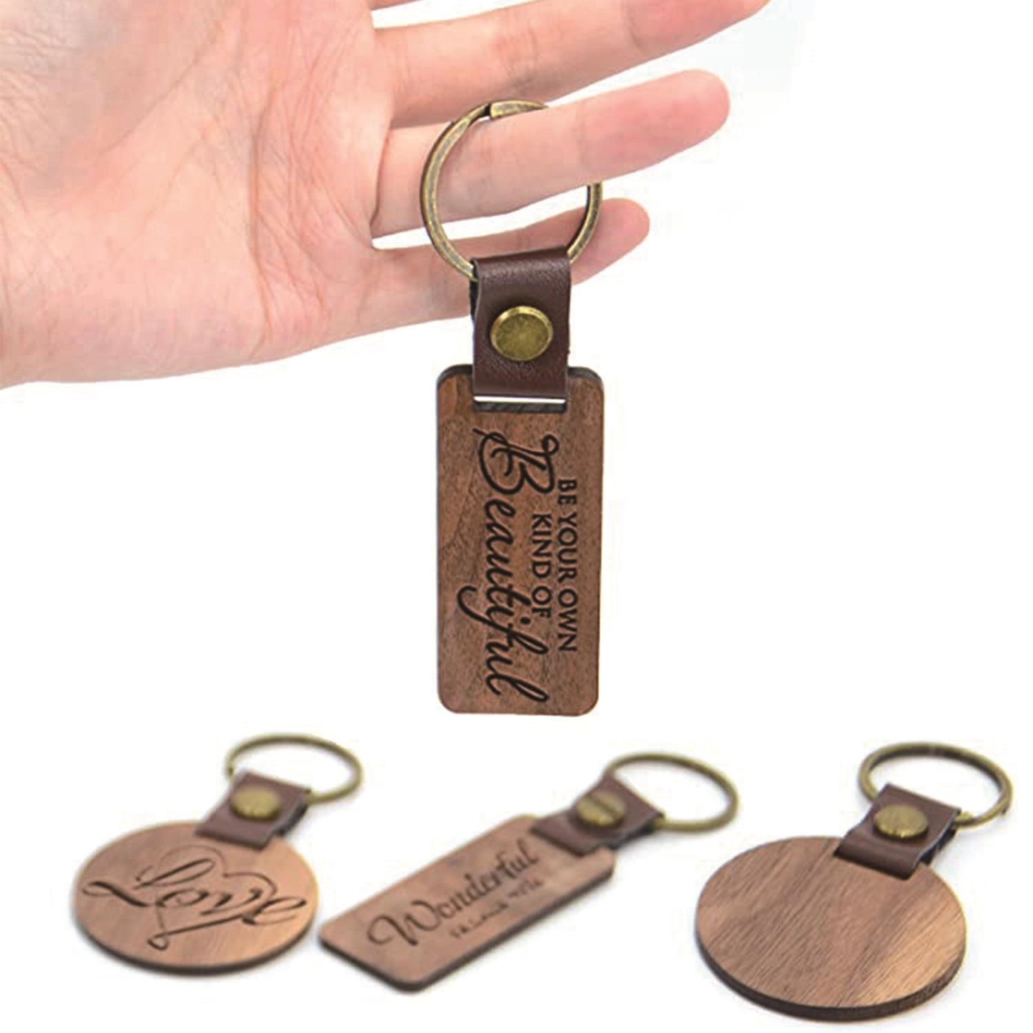 Wooden Keychain 3