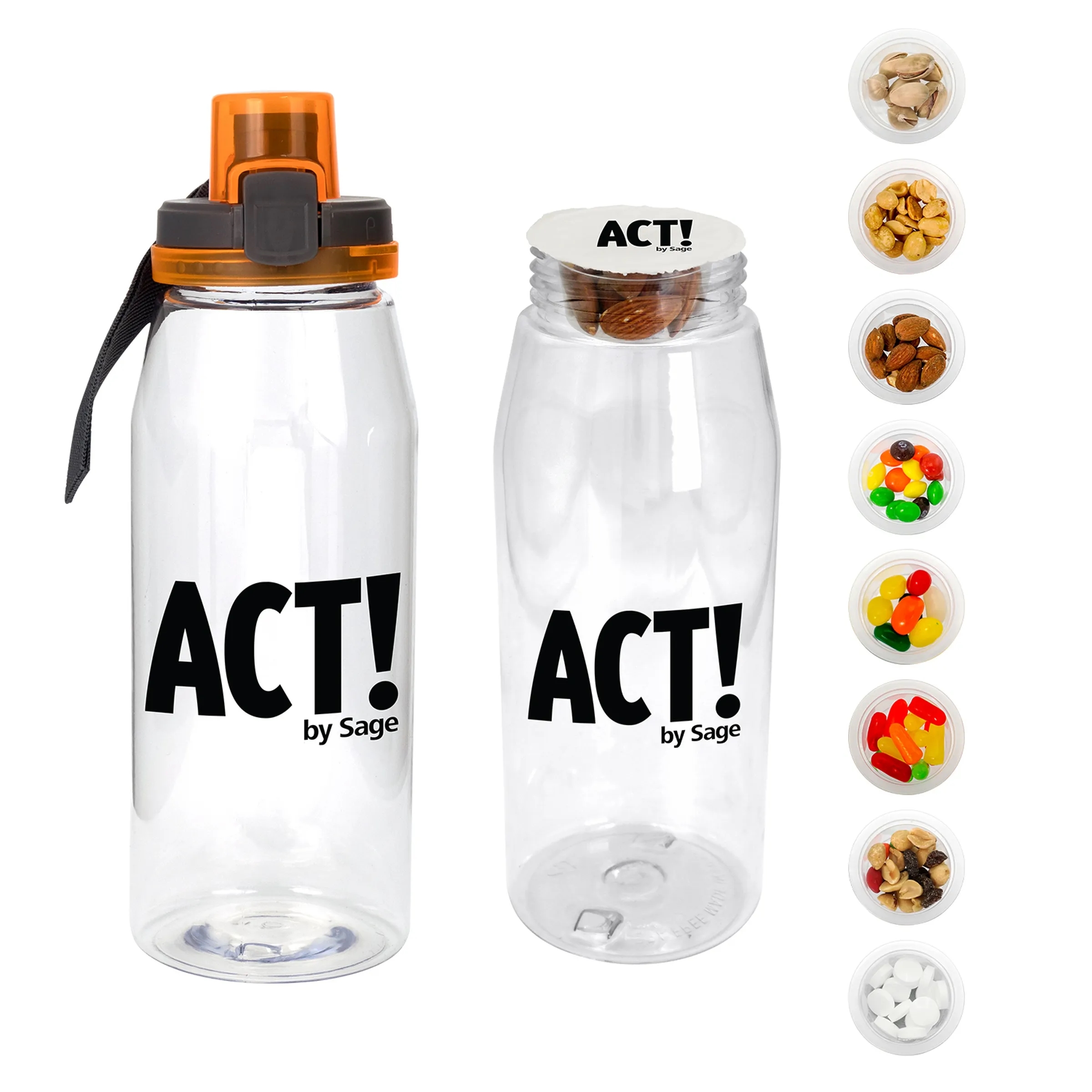 Locking Lid 32 oz. Snack Bottle 12