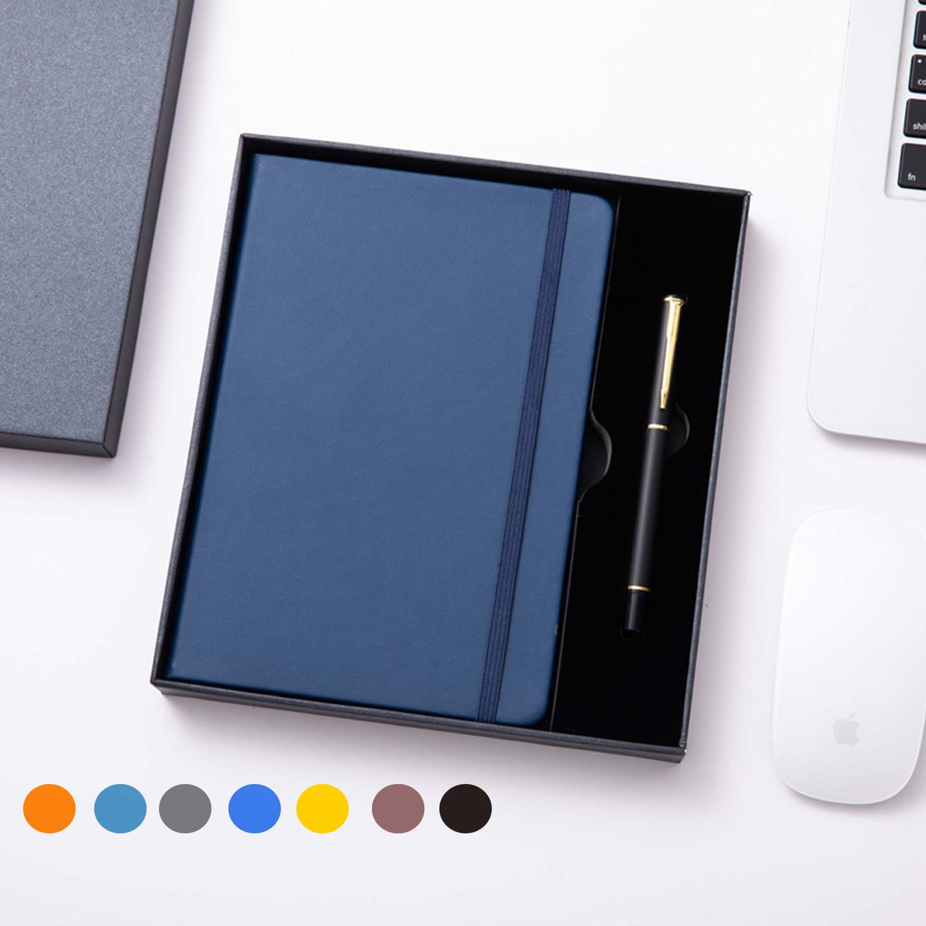 Leather Notebook With Pen Gift Set 3