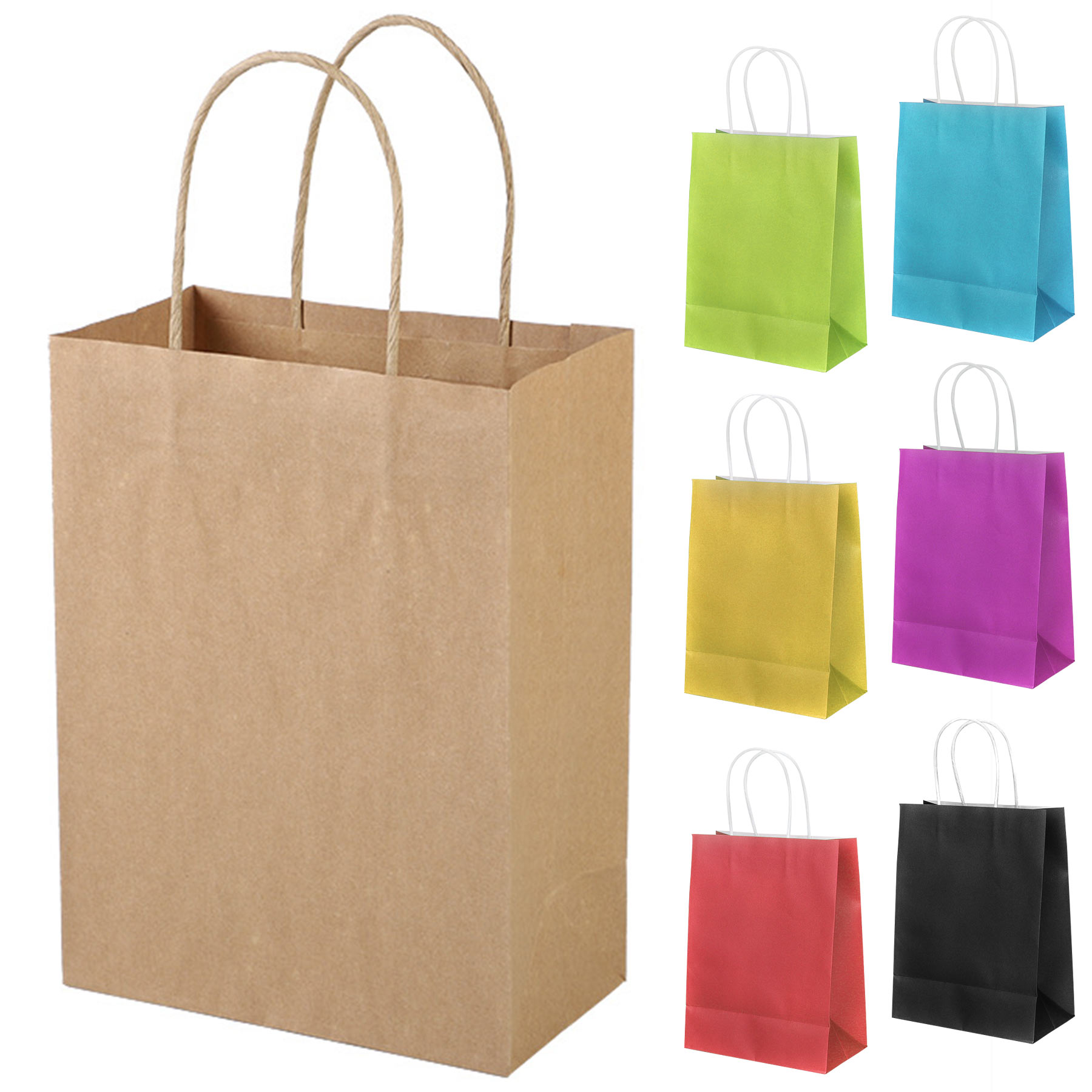 Small Paper Handle Tote Bags 2