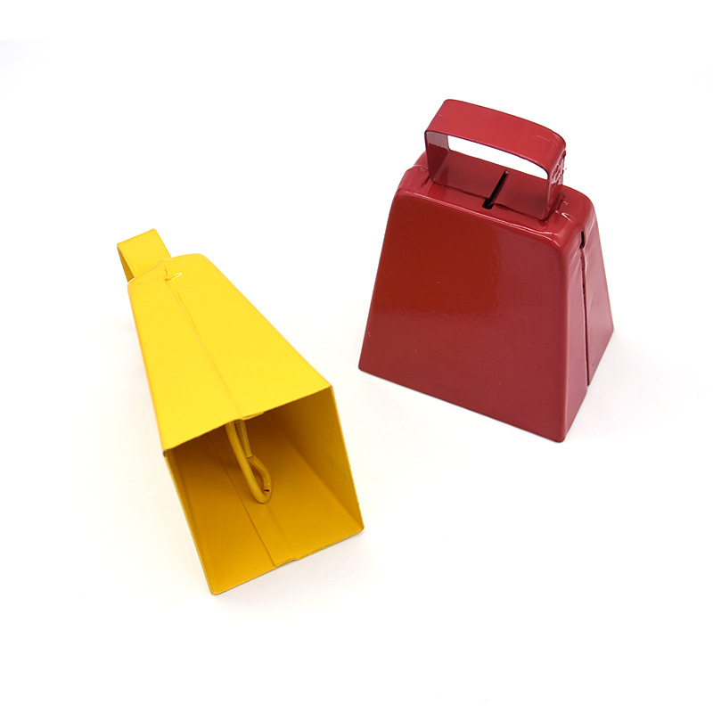 Metal Cowbell Noise Maker with Handle 2