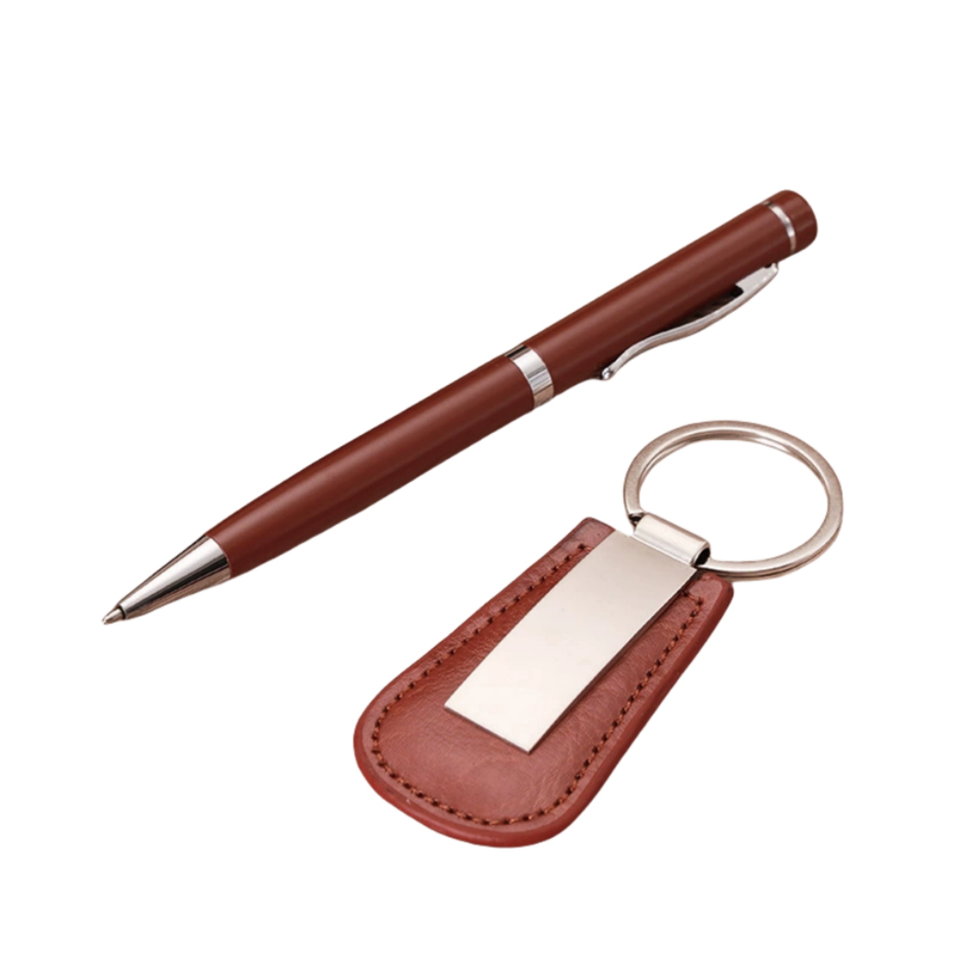 2-Piece Gift Set Metal Signature Pen and Key Chain 4