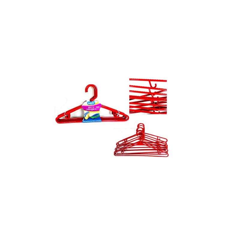 Adult Hangers Red 8pk 2