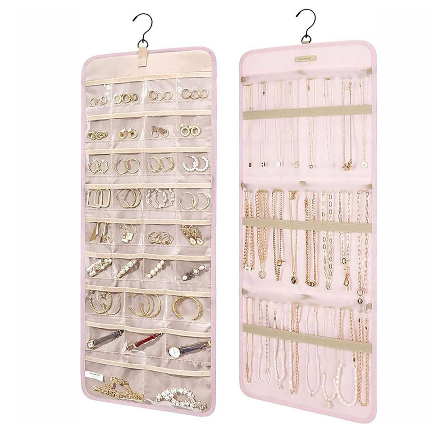 Jewelry Organizer Storage Roll w/ Hanger 2