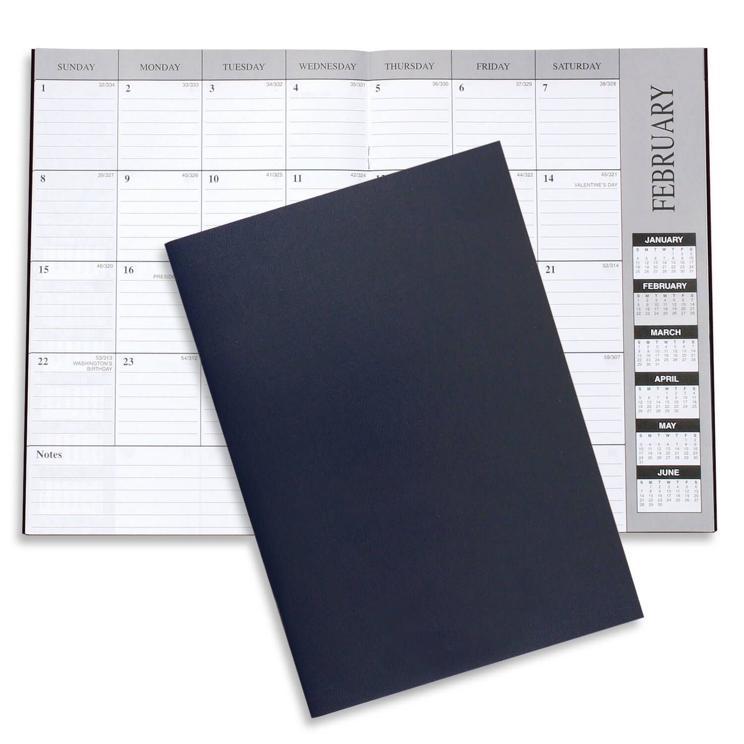 Academic Monthly Desk Planner - Leatherette 3