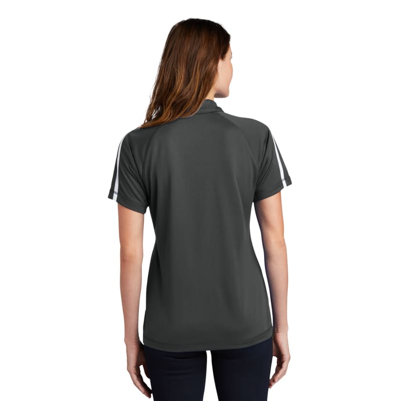 Sport-Tek Women's PosiCharge Micro-Mesh Colorblock Polo. 23