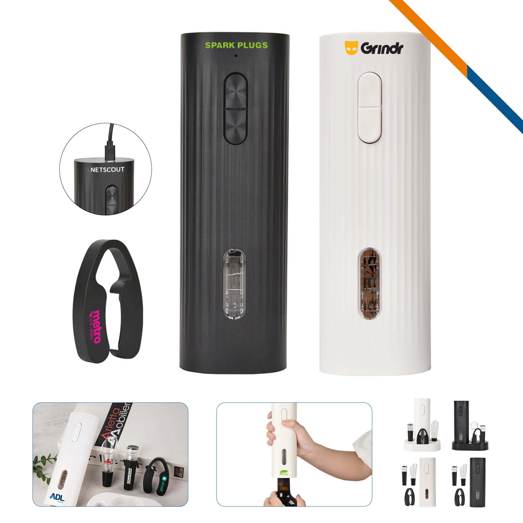 VinoKey Electric Wine Opener Set 3