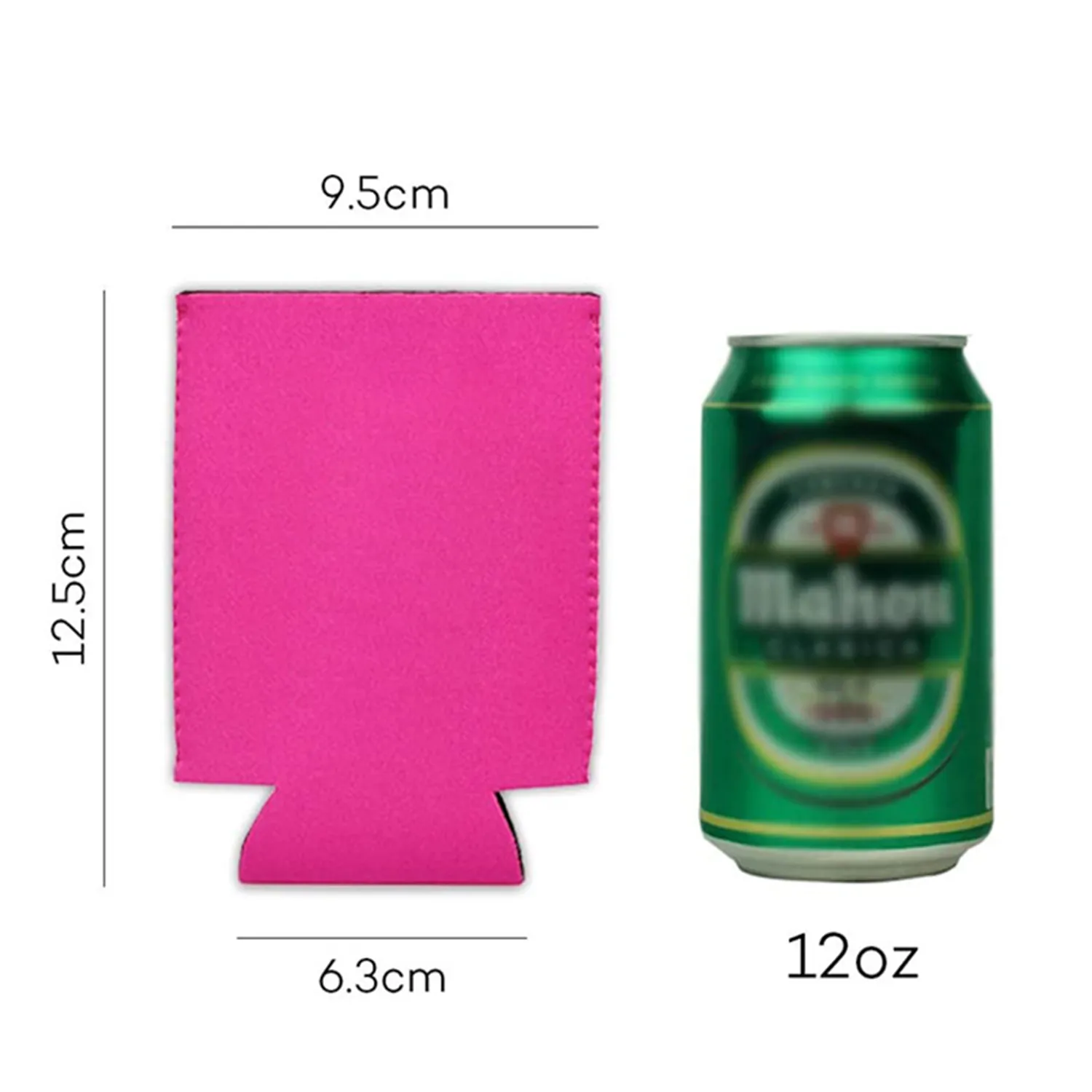 Can cup cover, custom koozie with logo imprint 3