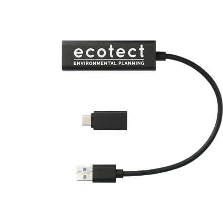 Aluminum 4-Port USB 3.0 Hub with Type C Adapter 11