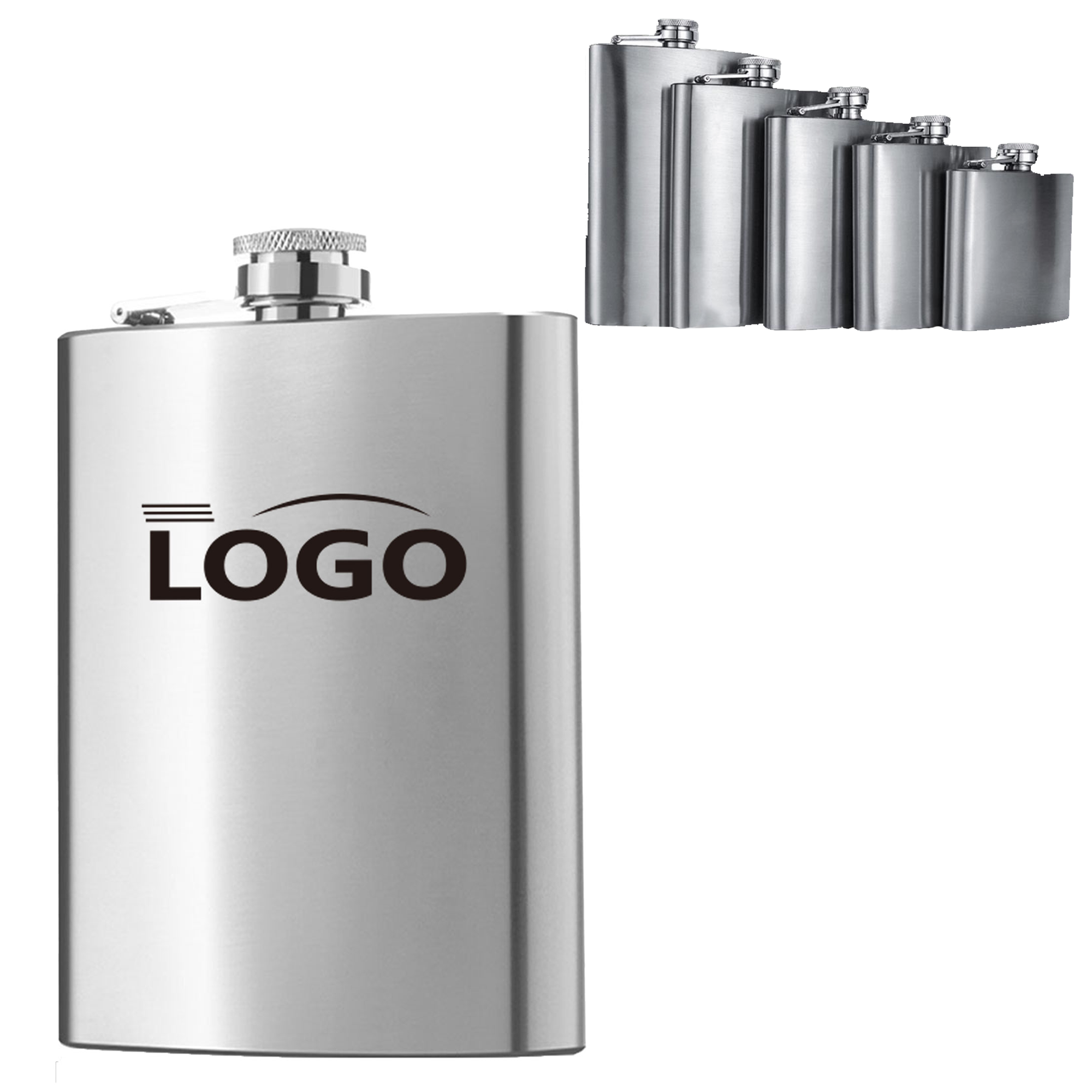 MOQ 20 8oz Stainless Steel Flask 2