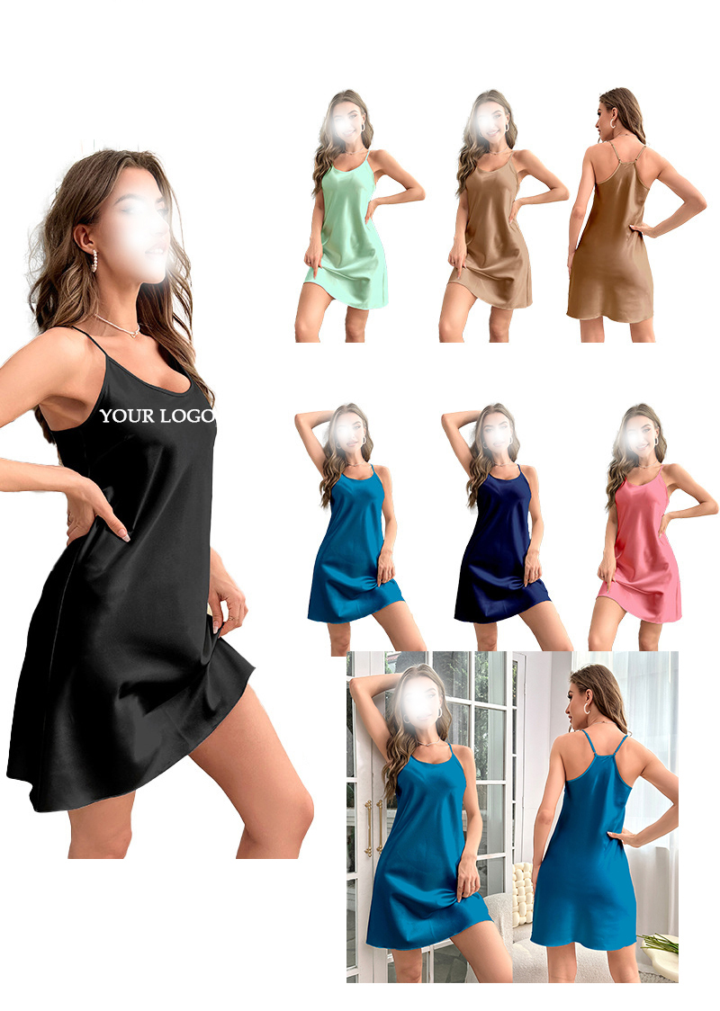 Women Sleepwear Sexy Lingerie Nightgown Pajamas 1