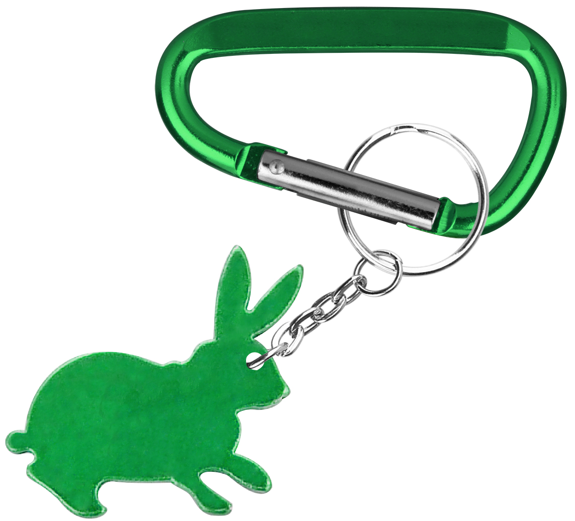 Rabbit Shape Bottle Opener with Key Chain & Carabiner 5