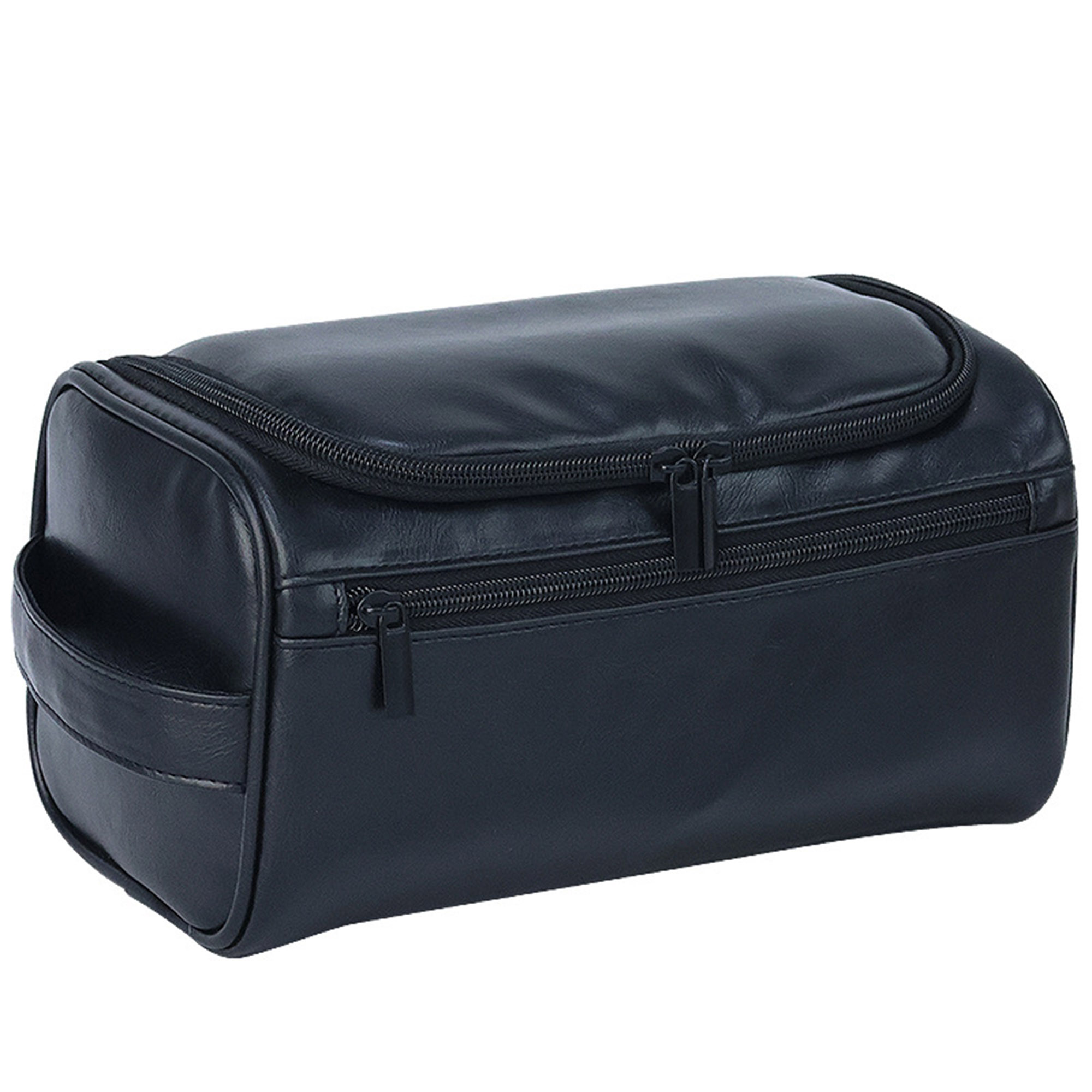 Vegan Leather Hanging Toiletry Bag 1