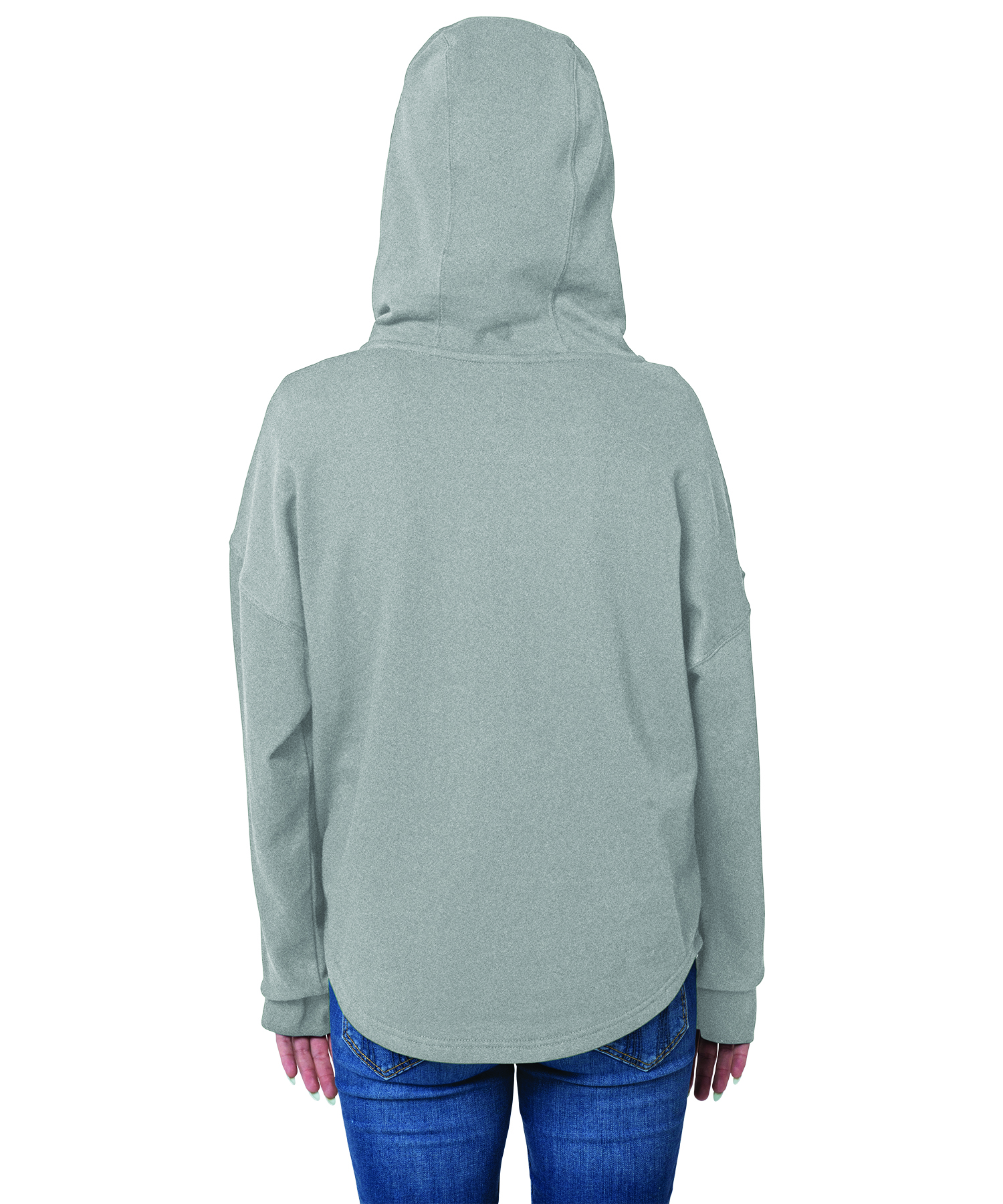 Women's Willow Scallop Hem Hoodie 96