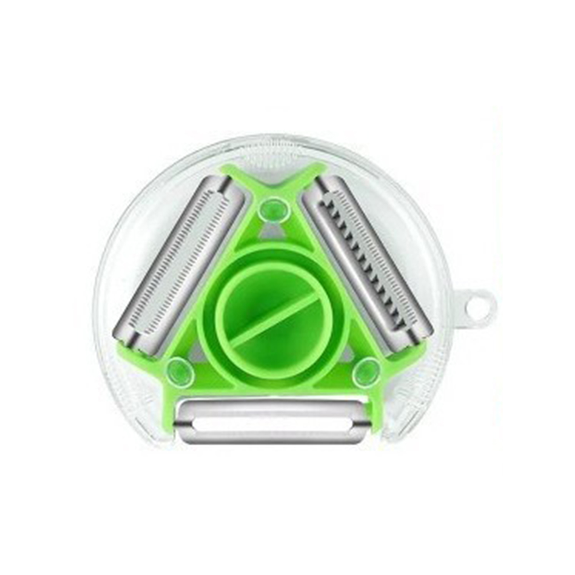 Stainless Steel Three Blade Tri Peeler 3.74" Length X 3.15" Width X 0.79" Height 5