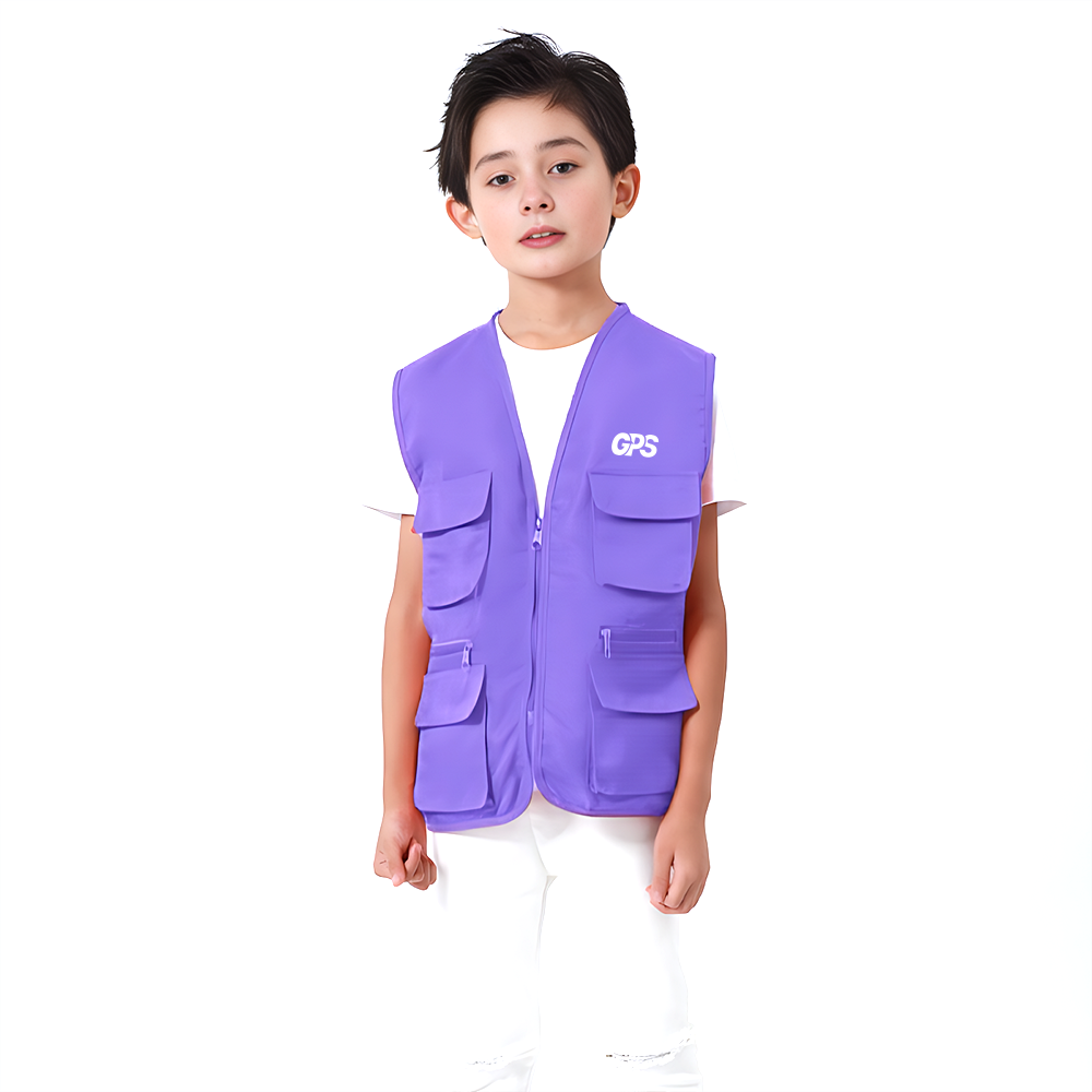 Multifunctional outdoor activity vest for primary school children 4