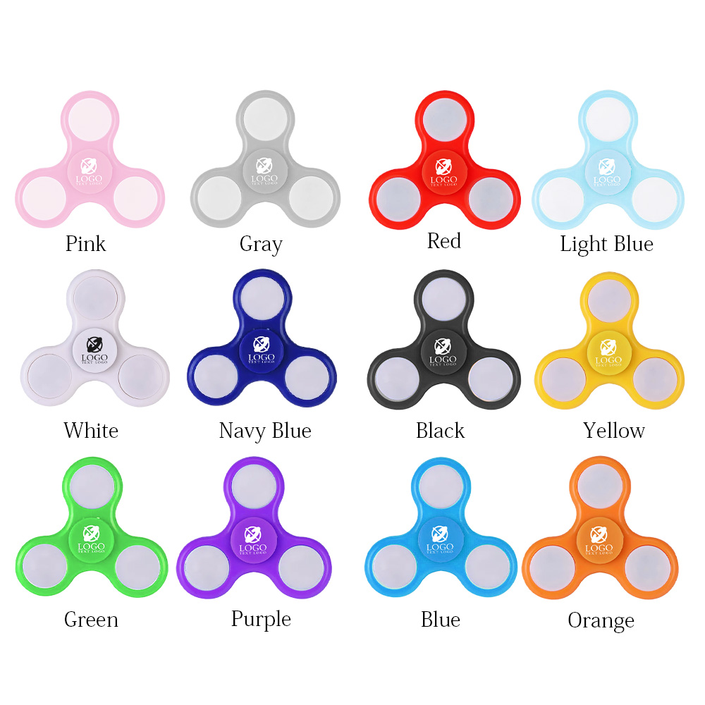Custom LED Lights Fidget Spinner 13