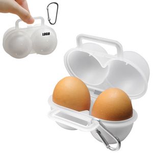 Dual Egg Container Holder With Carabiner 13