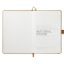 5.5" x 8.5" Washable Kraft Stone Bound Journal 14