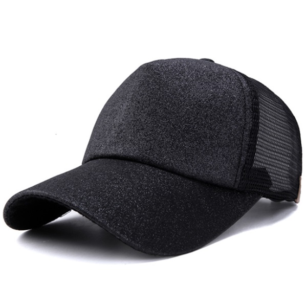 High Bun Ponytail Glitter Baseball Cap 7
