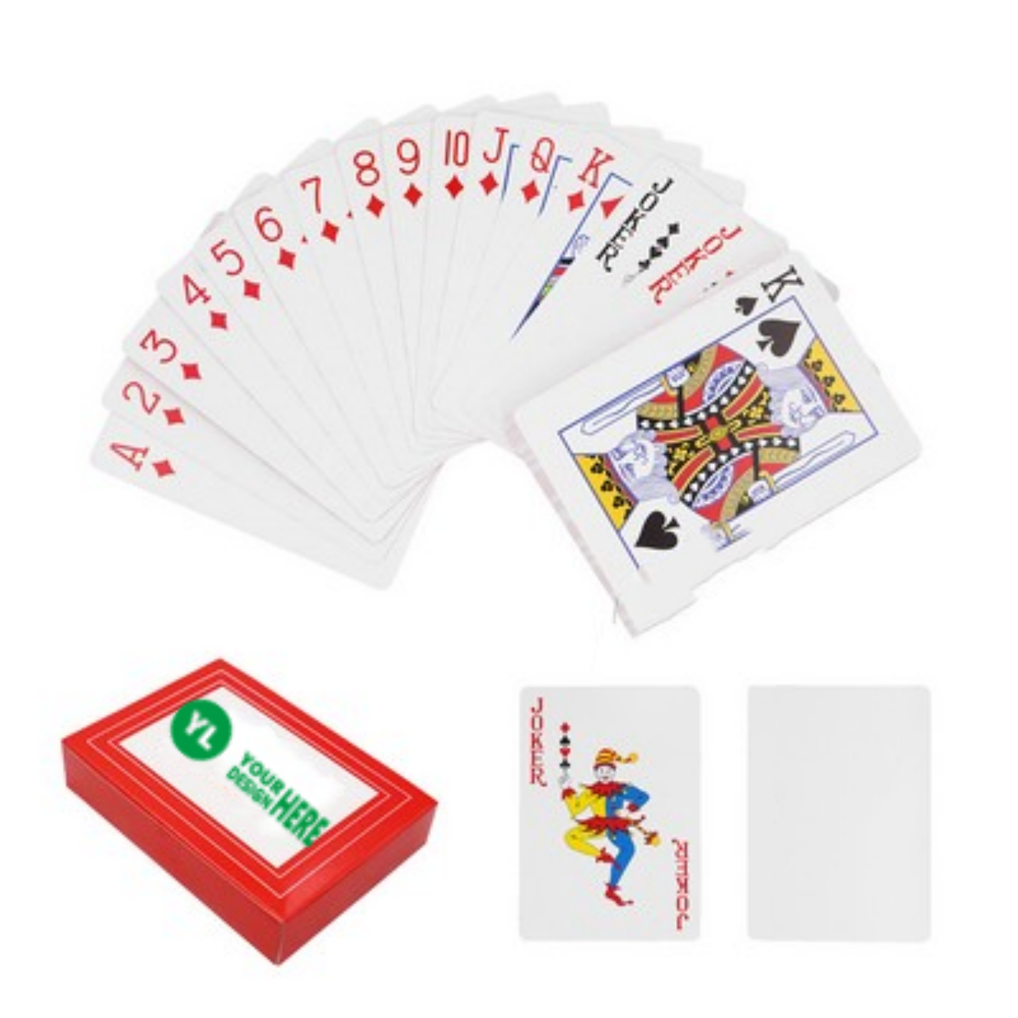 Decks Full Color Premium Customized Standard Poker 1