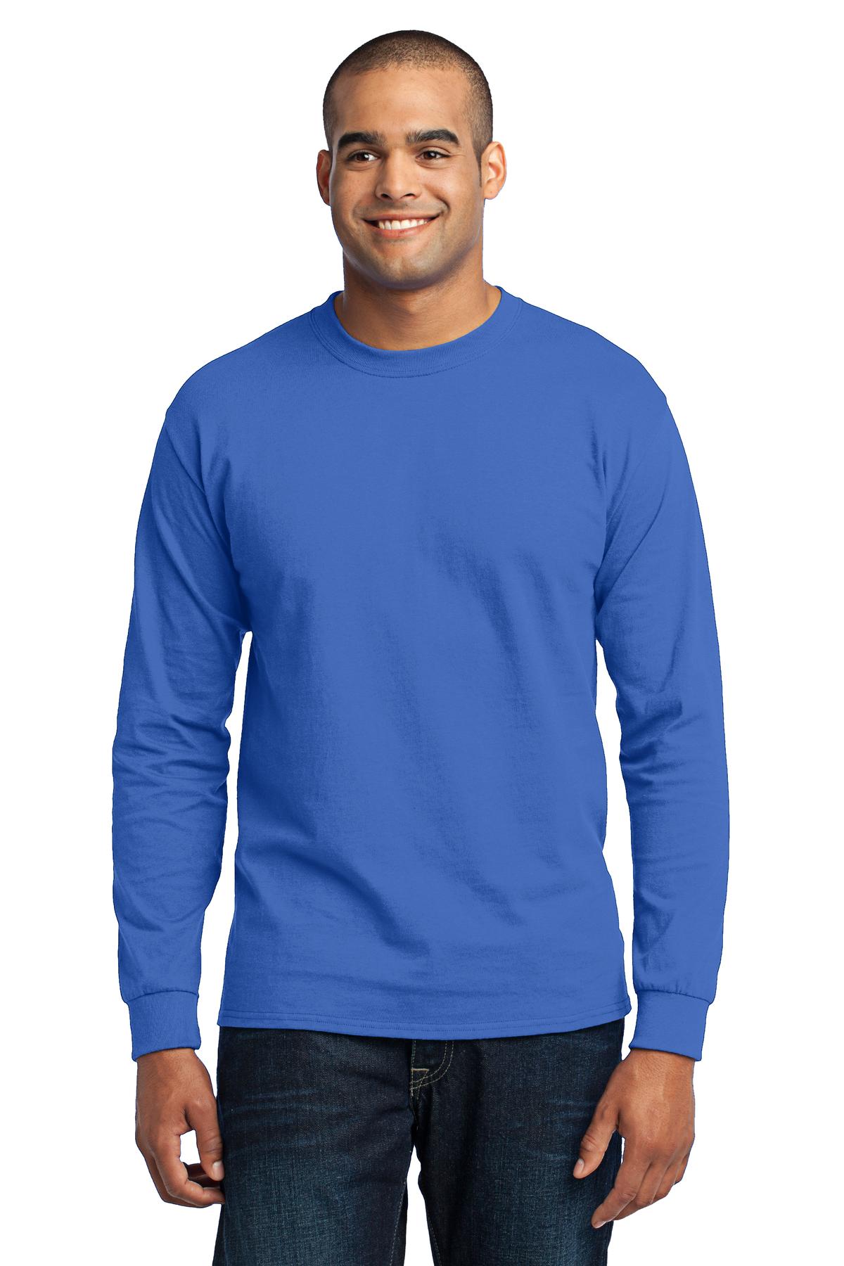 Port & Co Long Sleeve Core Blend Tee. PC55LS 75