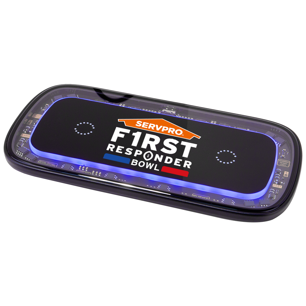 Roselle 2-in-1 Wireless Charger with Blue LED Ring 2