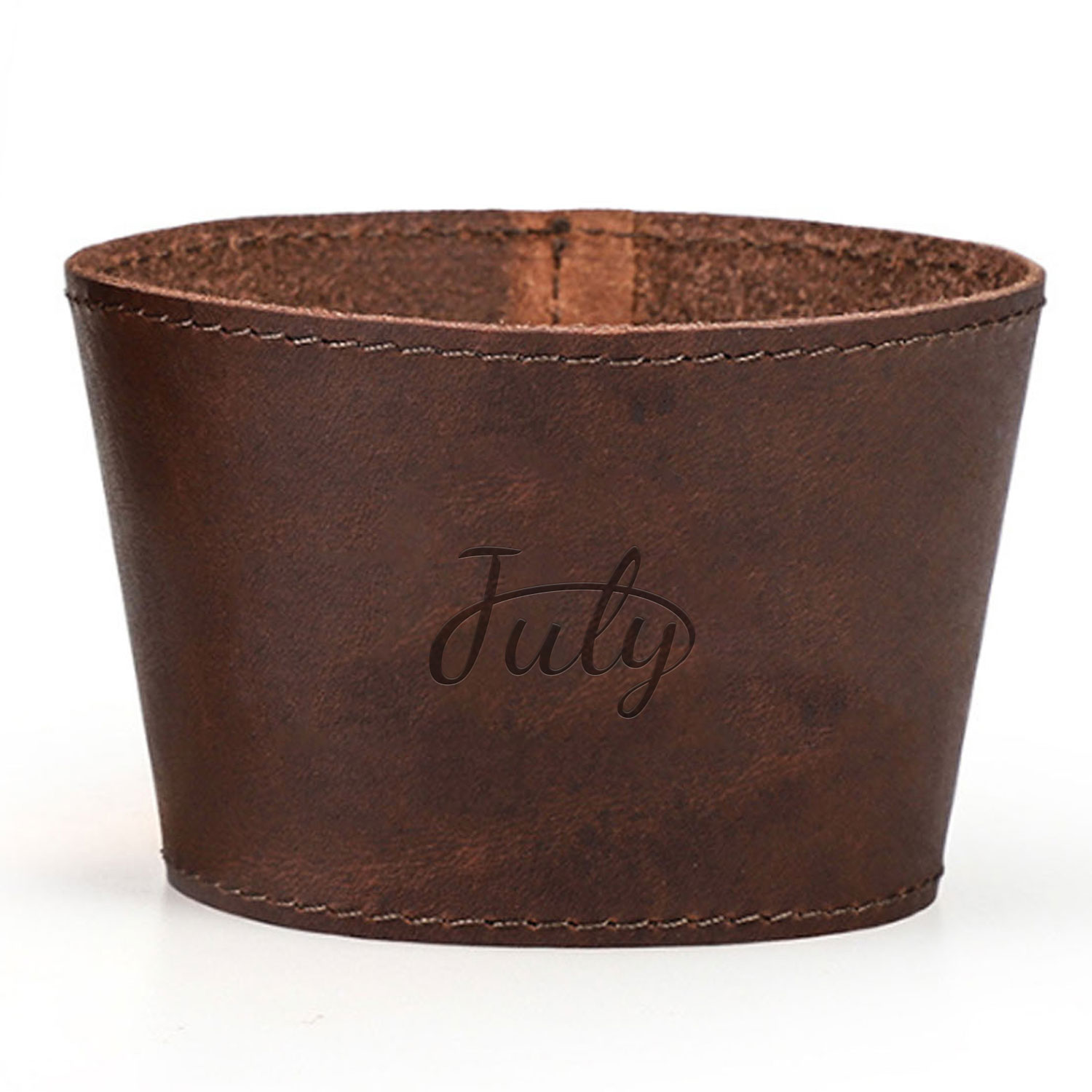 Genuine Leather Retro Cup Sleeve 2