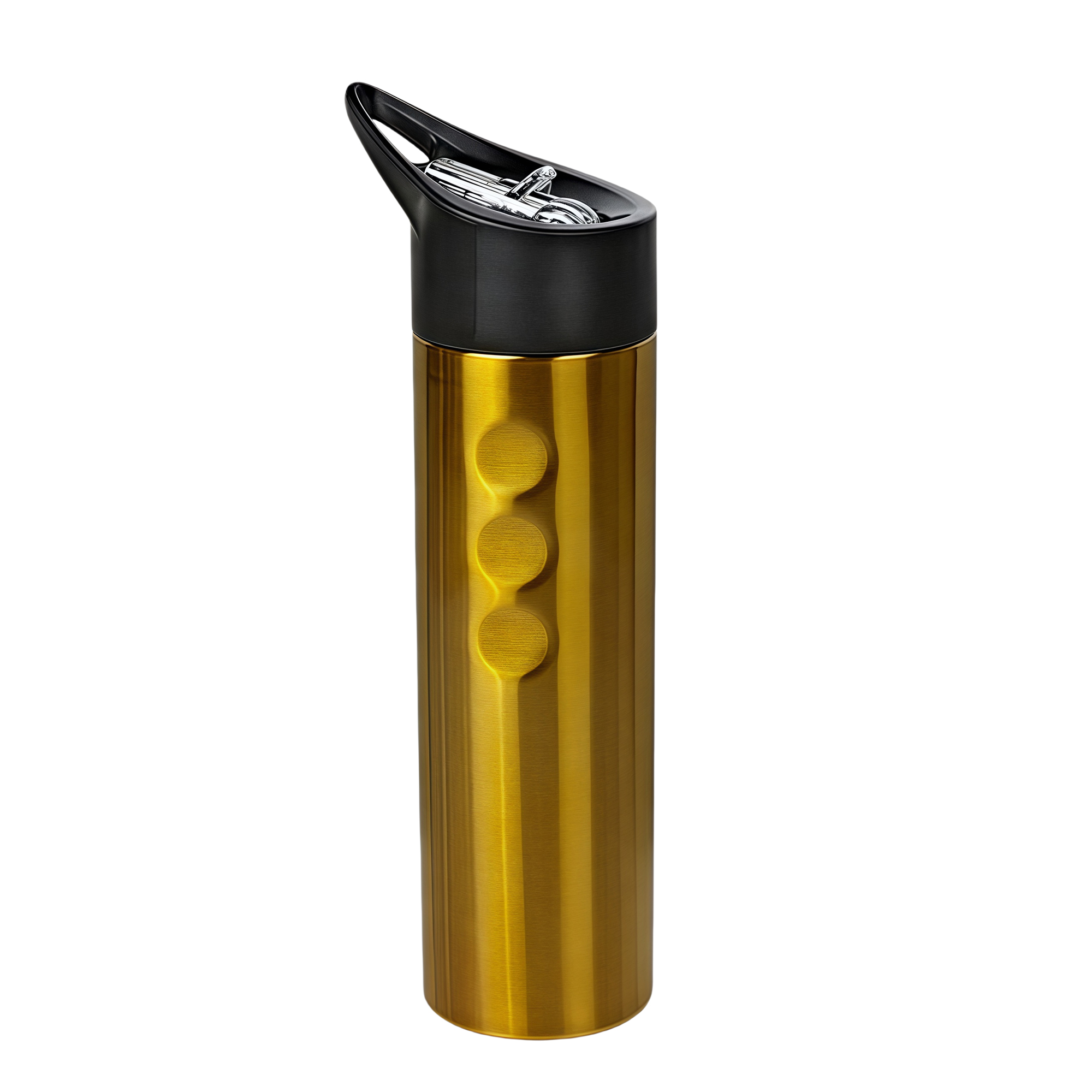500ml Single Layer Stainless Steel Sports Water Bottle with Handle Lid, custom water bottle with logo imprint 2