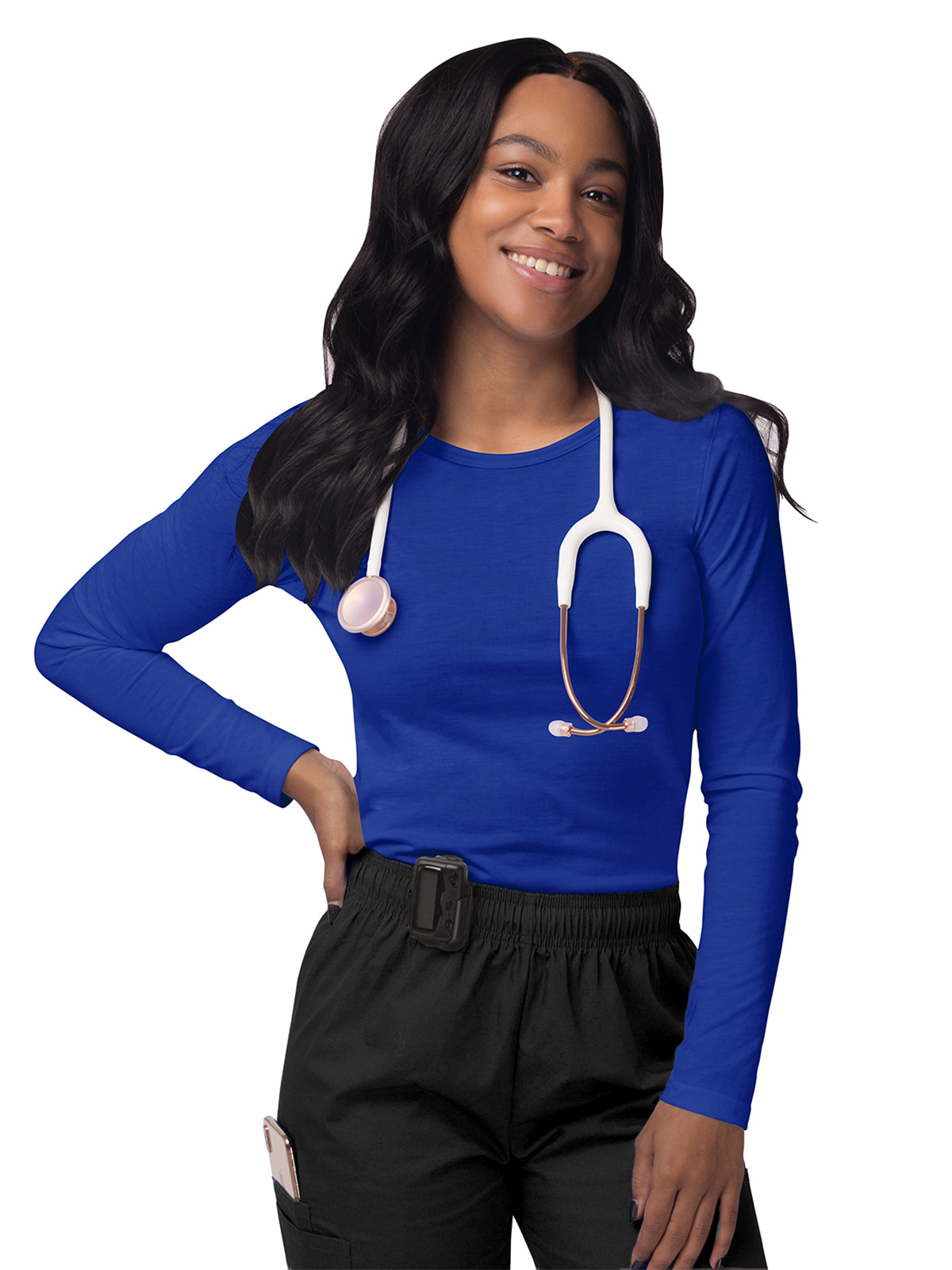 Adar - Sivvan - Women's Long Sleeve Underscrub Tee 91
