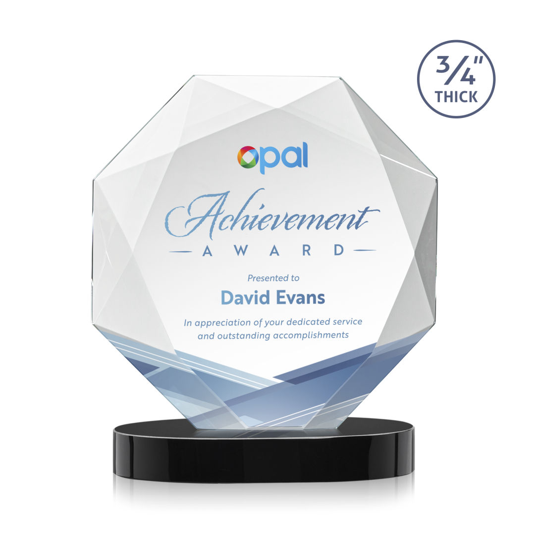 Bradford VividPrint™ Award on Alberton Base - Black 6