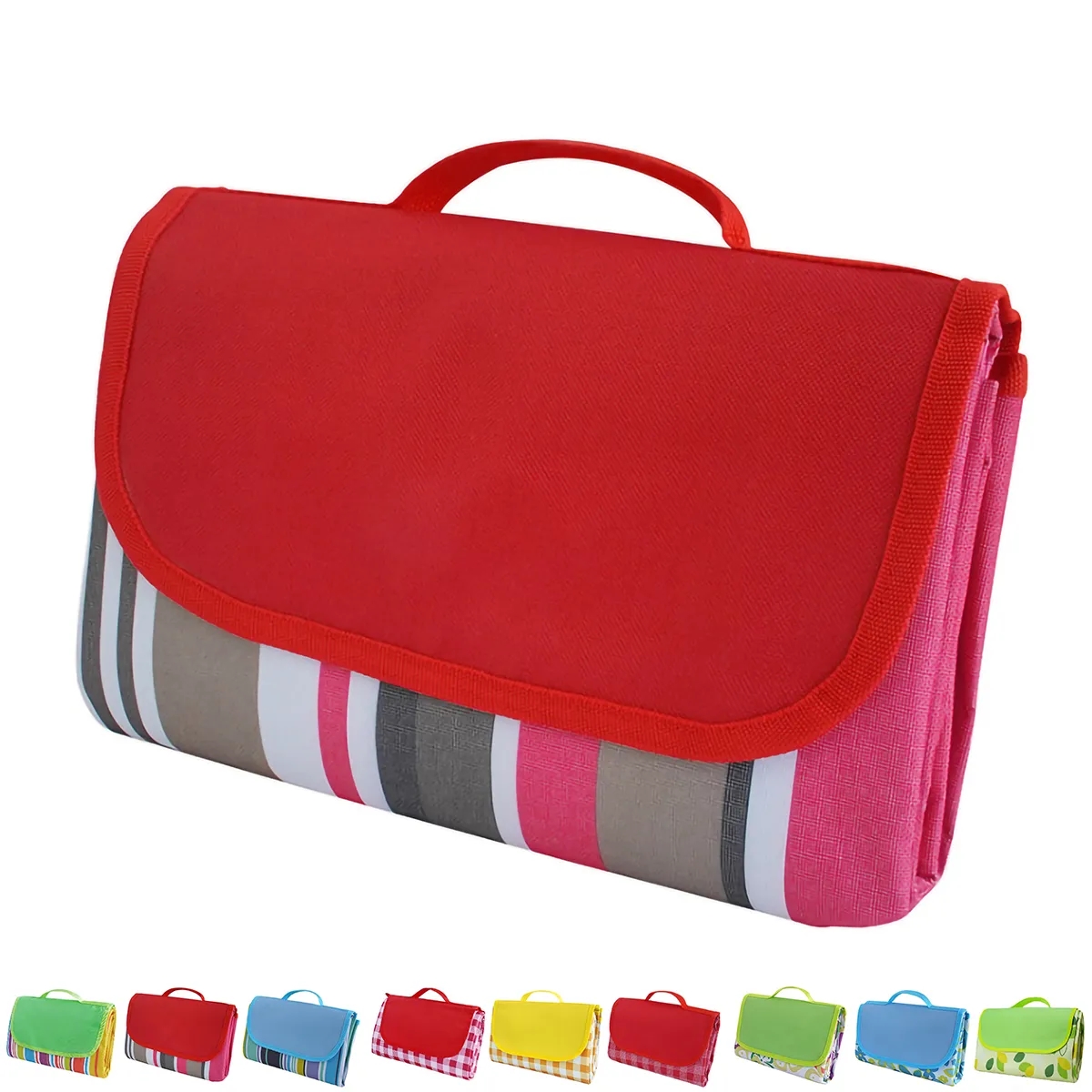 Picnic & Beach Blanket With Carrying Handles 2