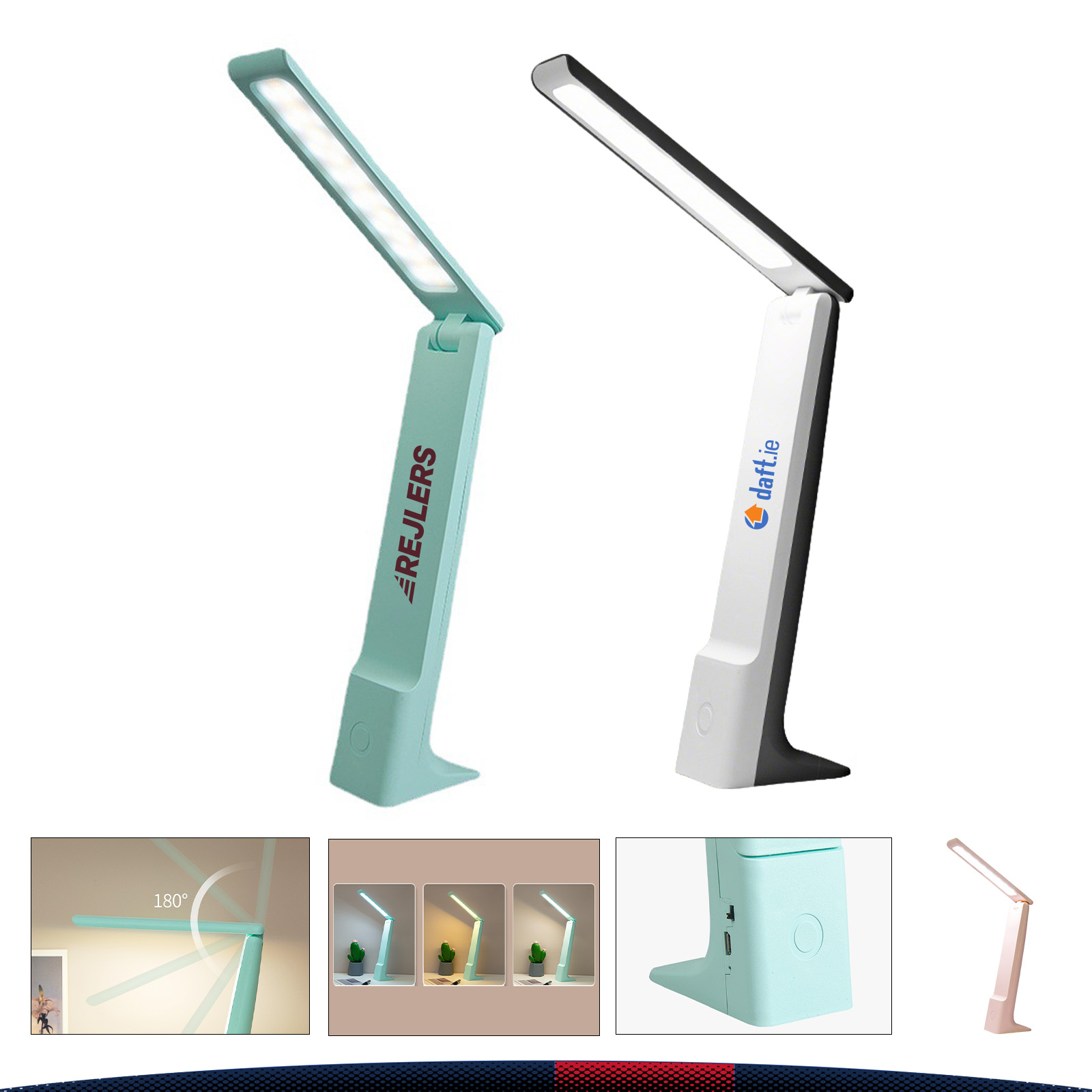 Zadie Rechargeable Foldable LED Desk Lamp 4