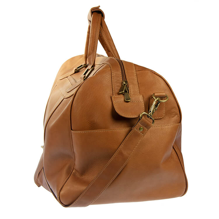 Sierra - Medium Weekender Leather Duffle Bag 4