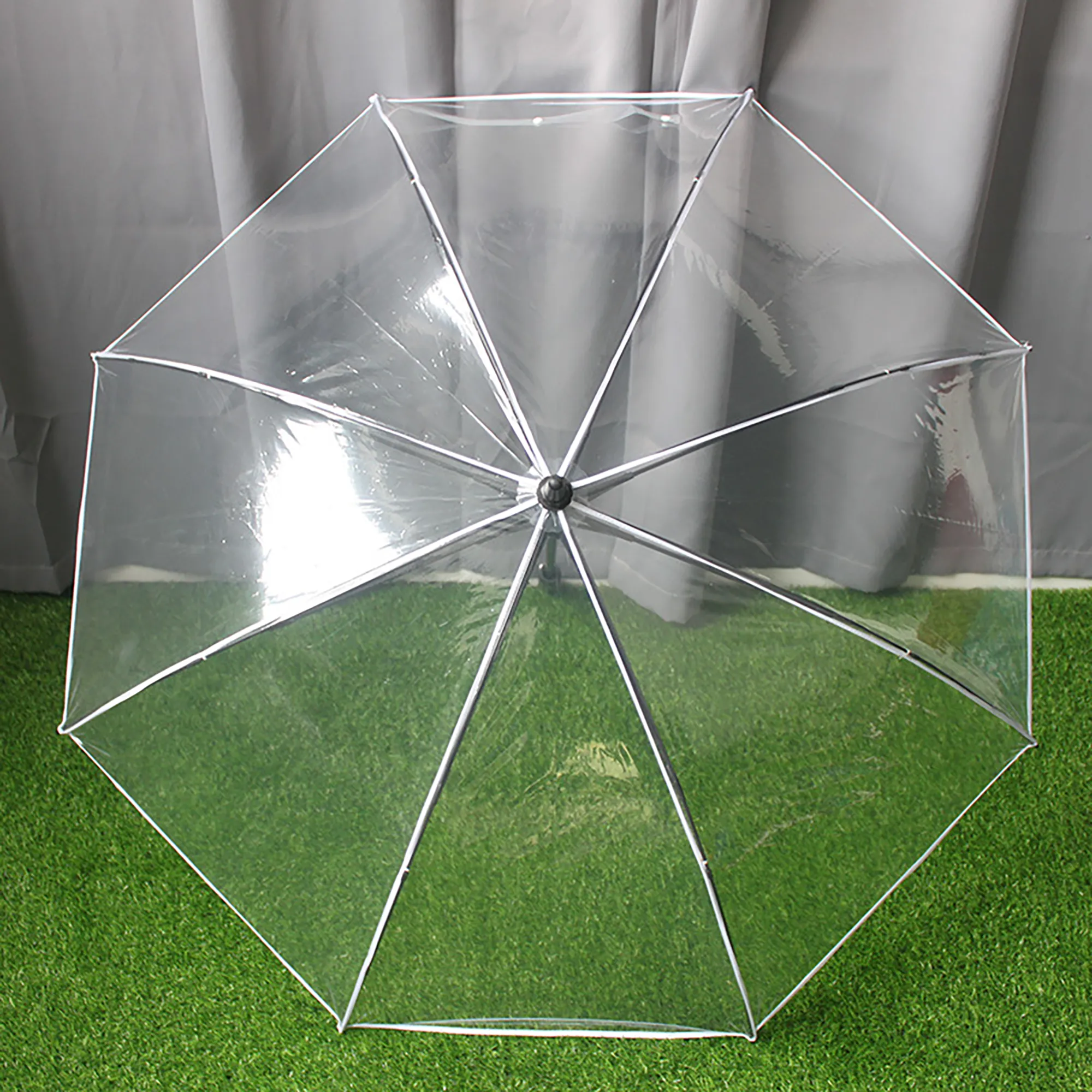 54" Arc Clear Automatic Umbrella 7