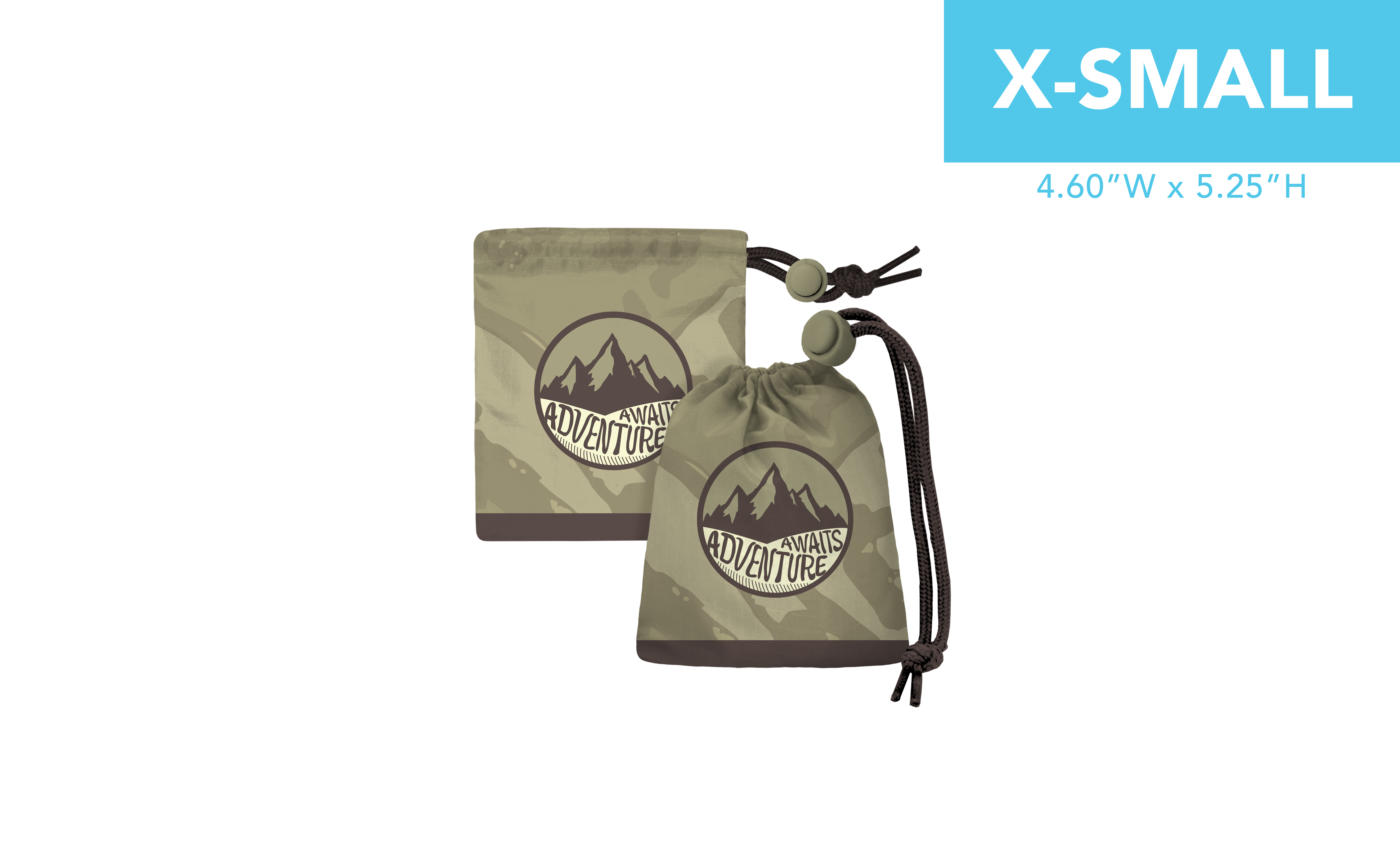 Full Color Cinch Pouch - Extra Small 3