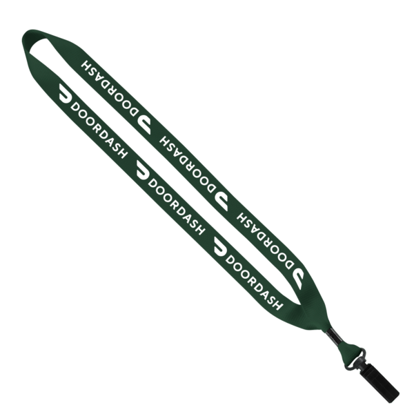 3/4" Polyester Lanyard with Bulldog Clip 5