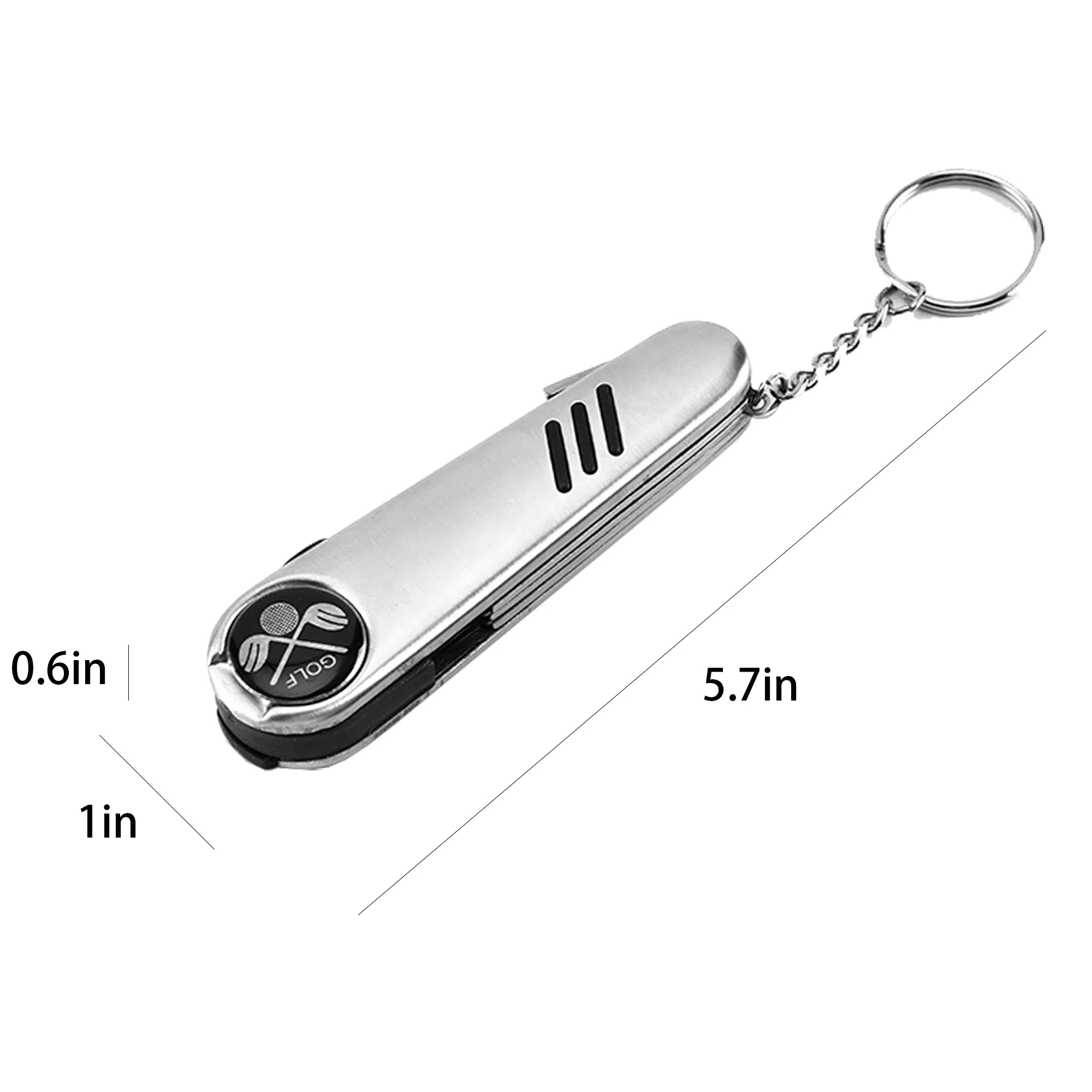 7-In-1 Stainless Steel Foldable Golf Tool 4