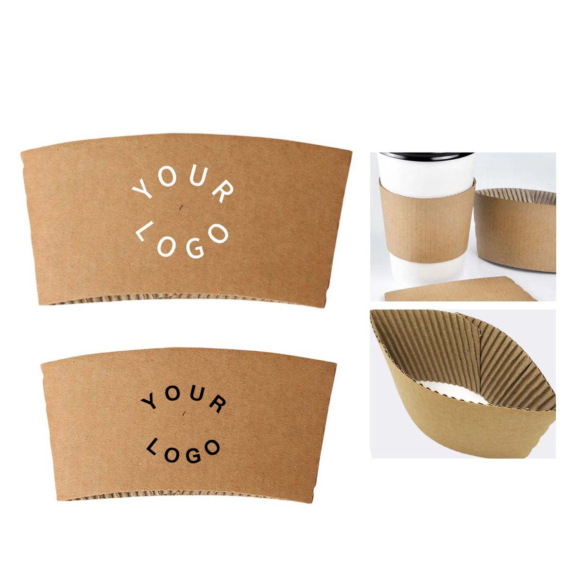 Personalized Paper Cup Sleeves for Cafes and Events 1