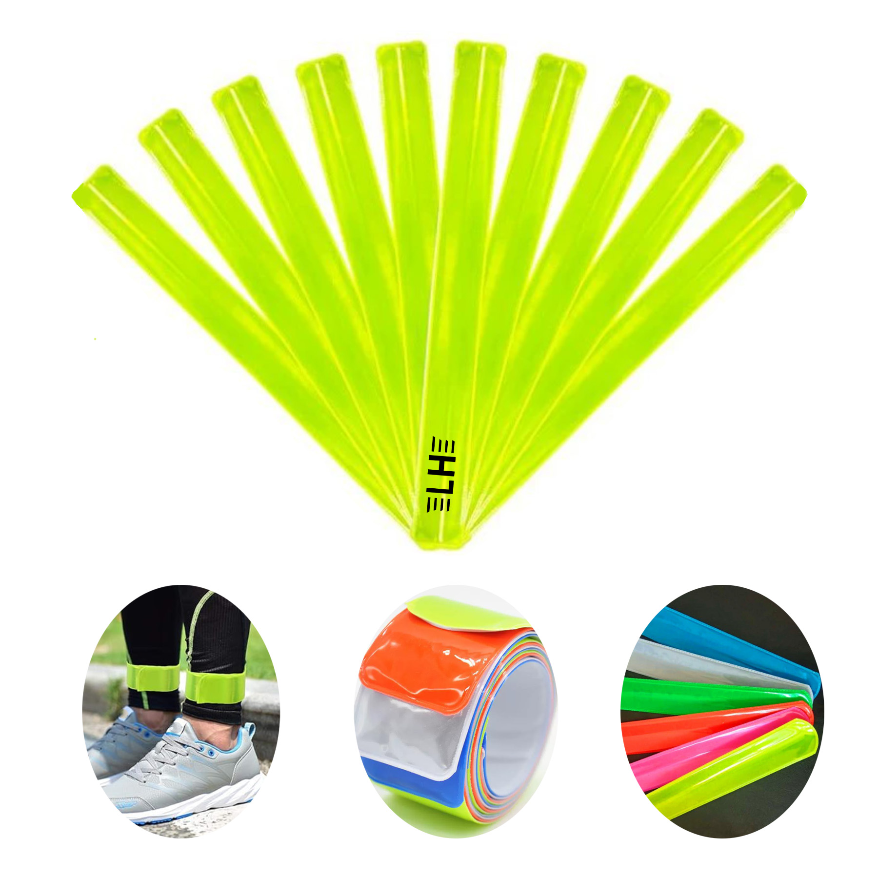 Reflective Wristband Sports Warning Strip 3