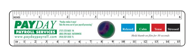 Ruler, 6" with Stress Crystal 1