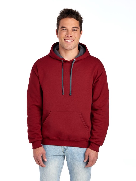 FRUIT OF THE LOOM Sofspun™ Unisex Hooded Sweatshirt, custom hoodie or sweatshirt with logo imprint 21