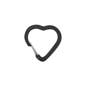 Charming Heart-Shaped Flat Aluminum Carabiners 3